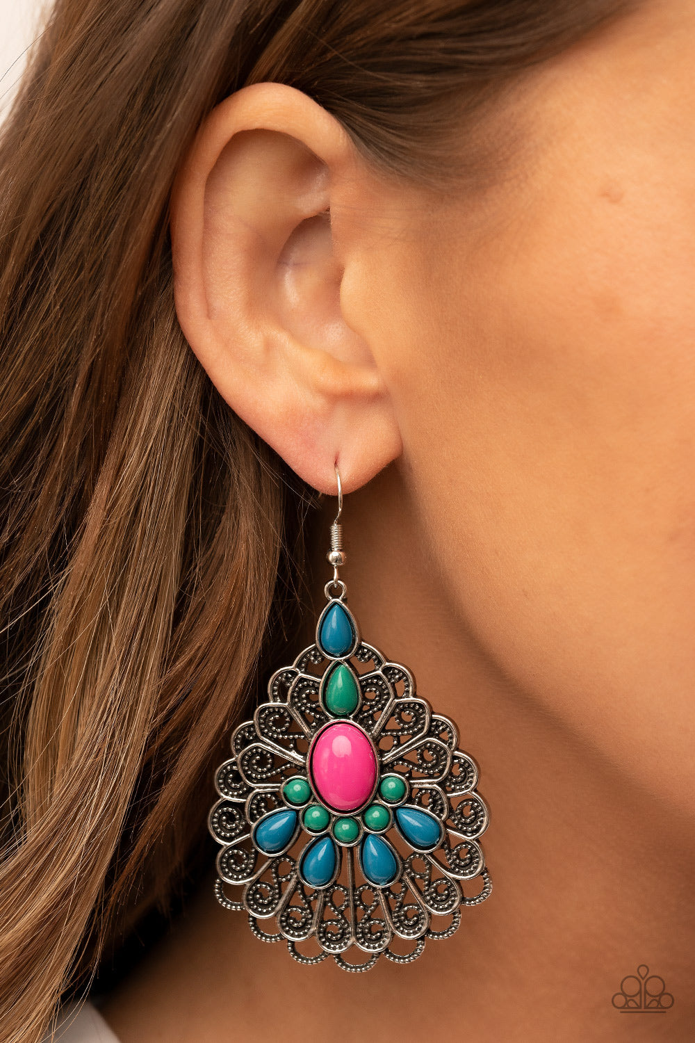 Paparazzi Peacock Prance Earrings