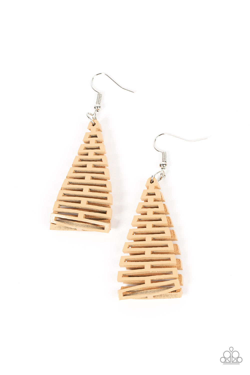 Paparazzi Urban Delirium Wooden Earrings
