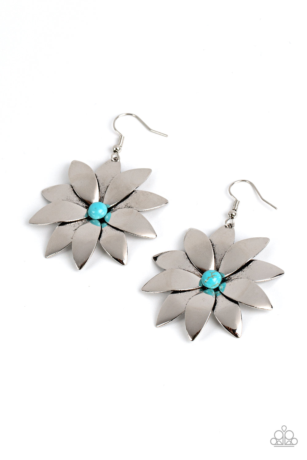 Paparazzi Pinwheel Prairies Flower Earrings