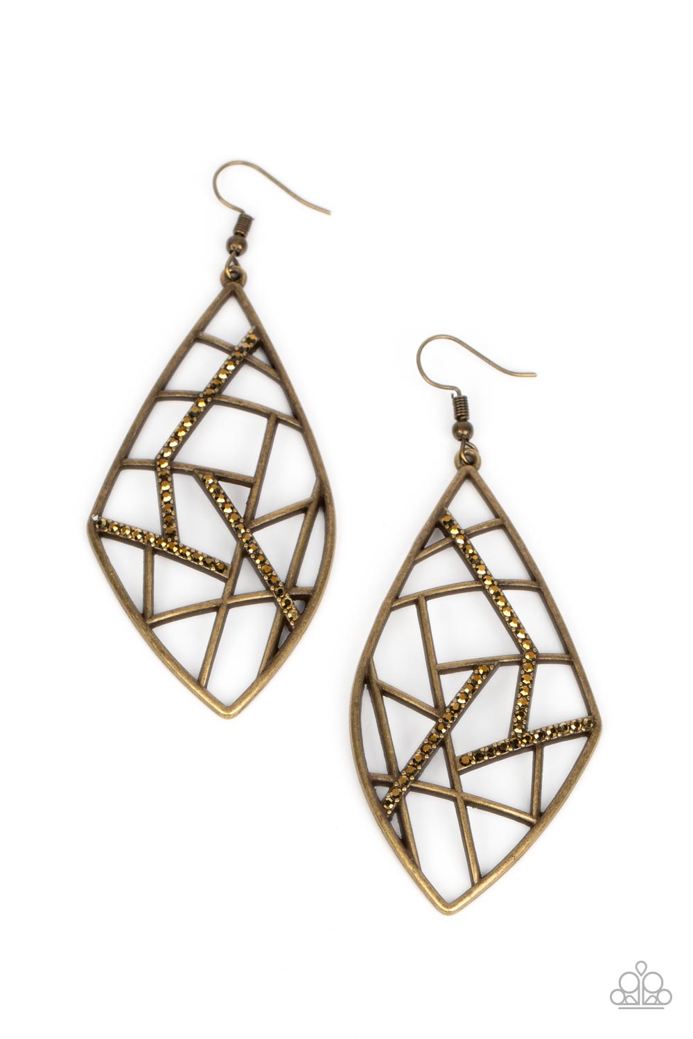 Paparazzi Geo Grid Earrings