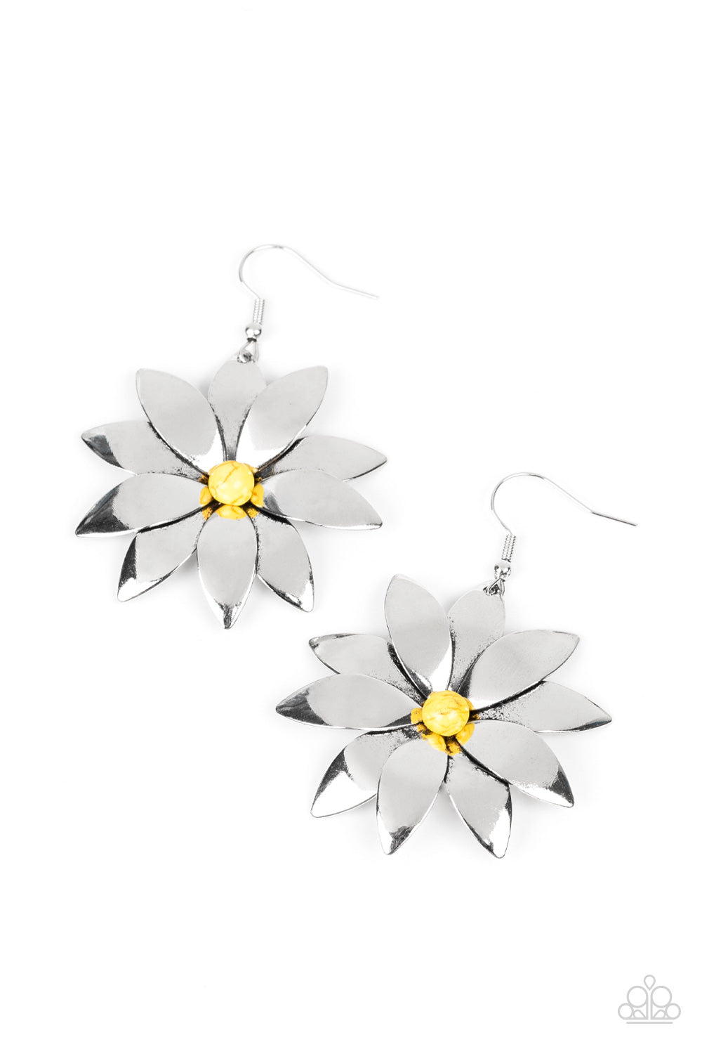 Paparazzi Pinwheel Prairies Flower Earrings