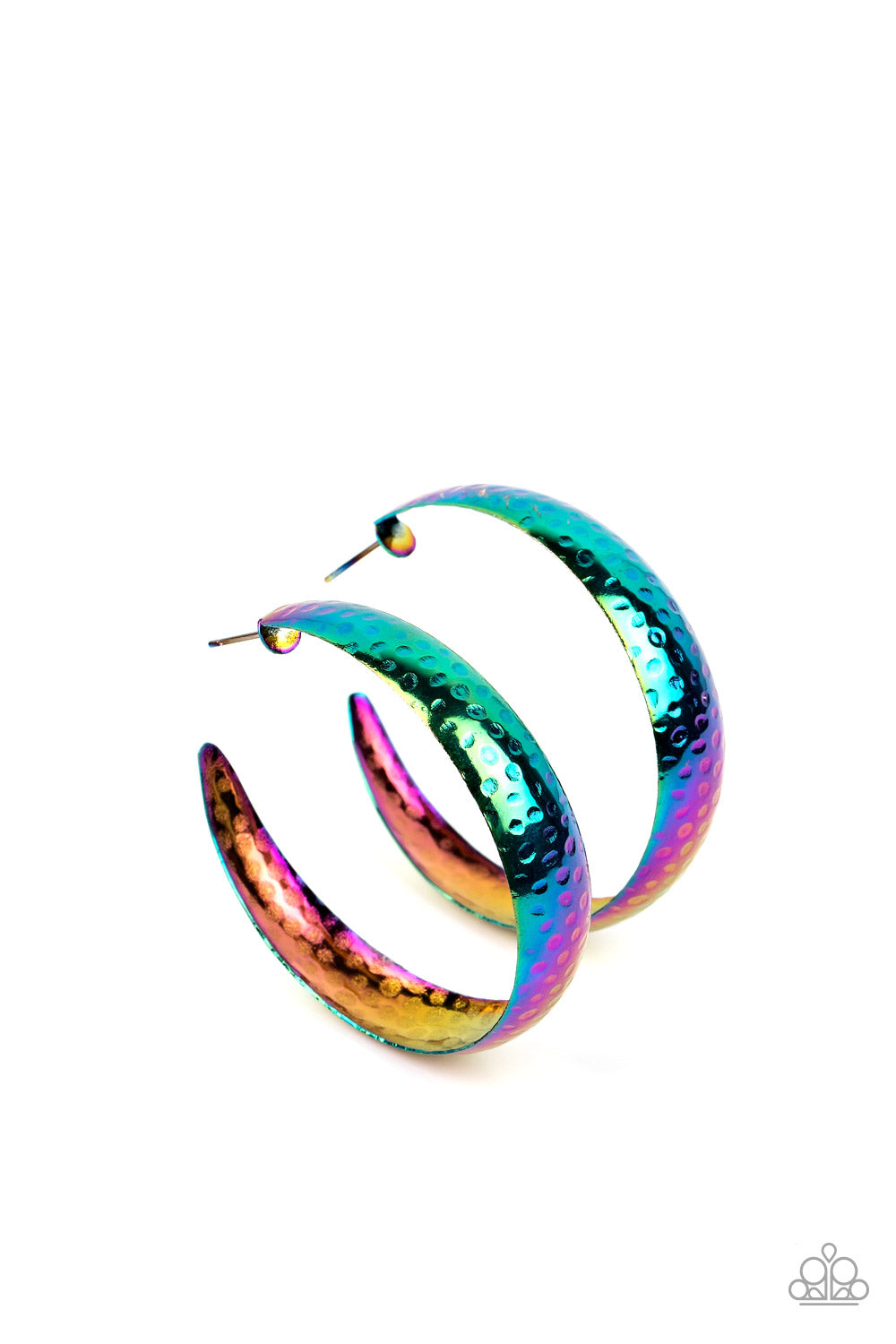 Paparazzi Futuristic Flavor LOP Hoops