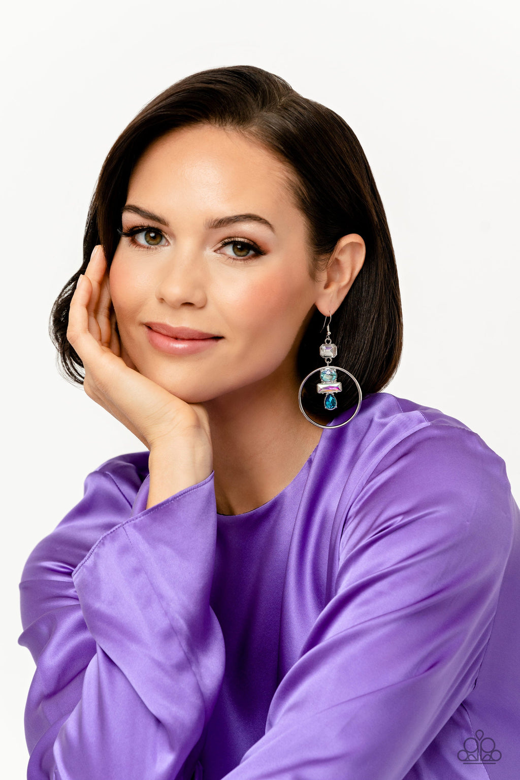 Paparazzi Geometric Glam LOP Earrings