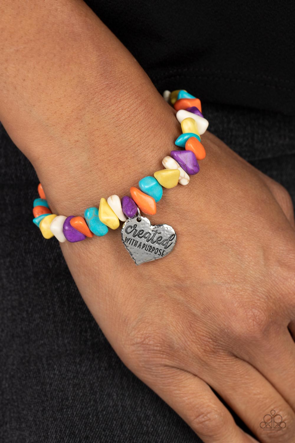 Paparazzi Stony-Hearted Inspirational Bracelets