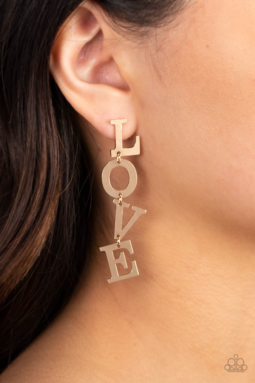 L-O-V-E Post Earrings