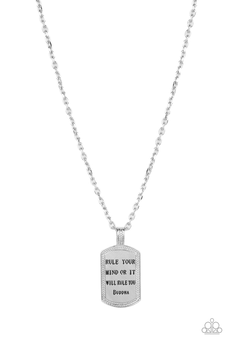 Paparazzi Empire State of Mind Inspirational Mens Necklaces