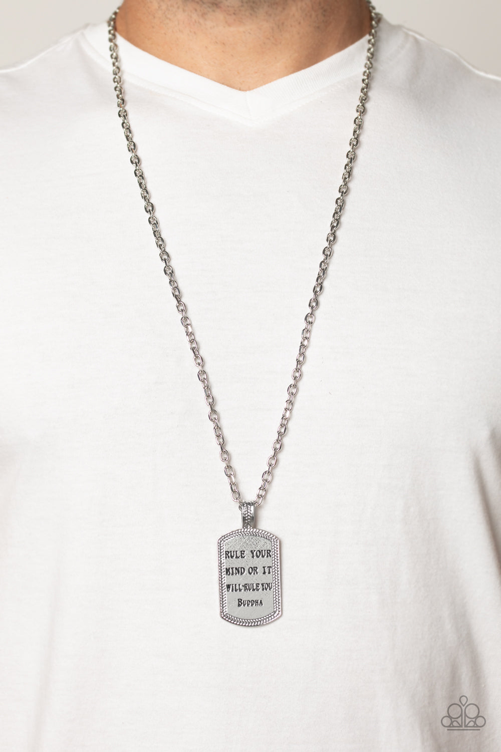 Paparazzi Empire State of Mind Inspirational Mens Necklaces