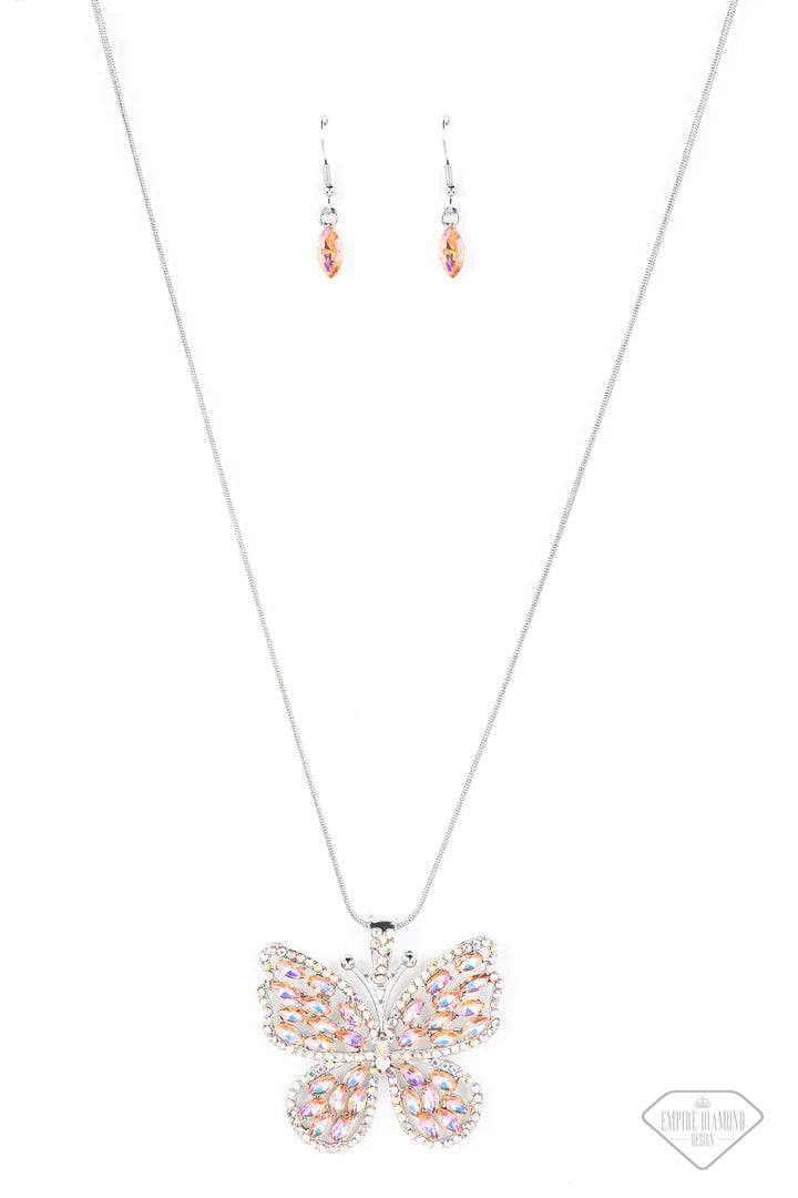 Paparazzi Fame And Flutter Butterfly Necklaces