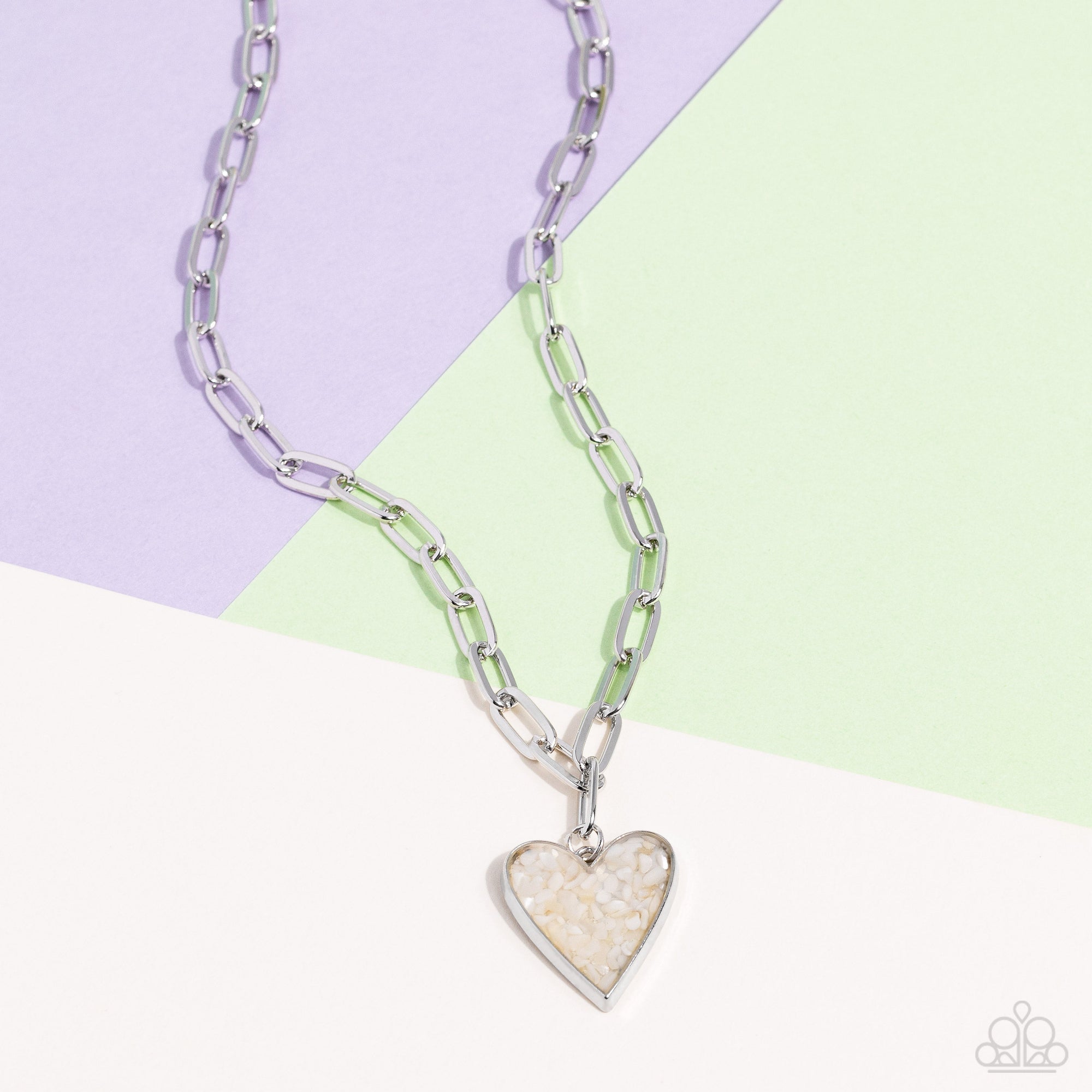 Paparazzi Kiss and SHELL Heart Necklaces
