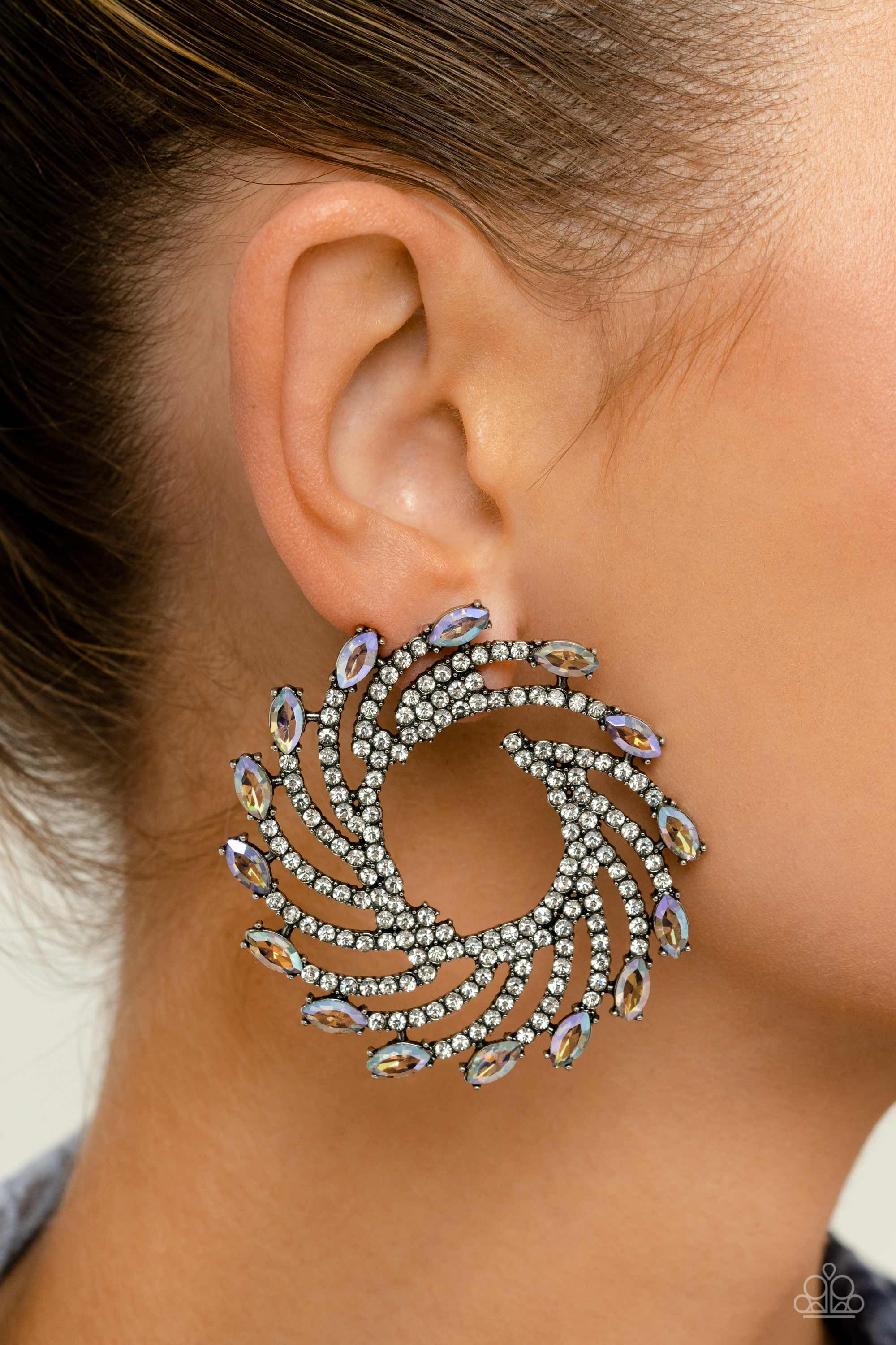 Paparazzi Firework Fanfare Post LOP Earrings