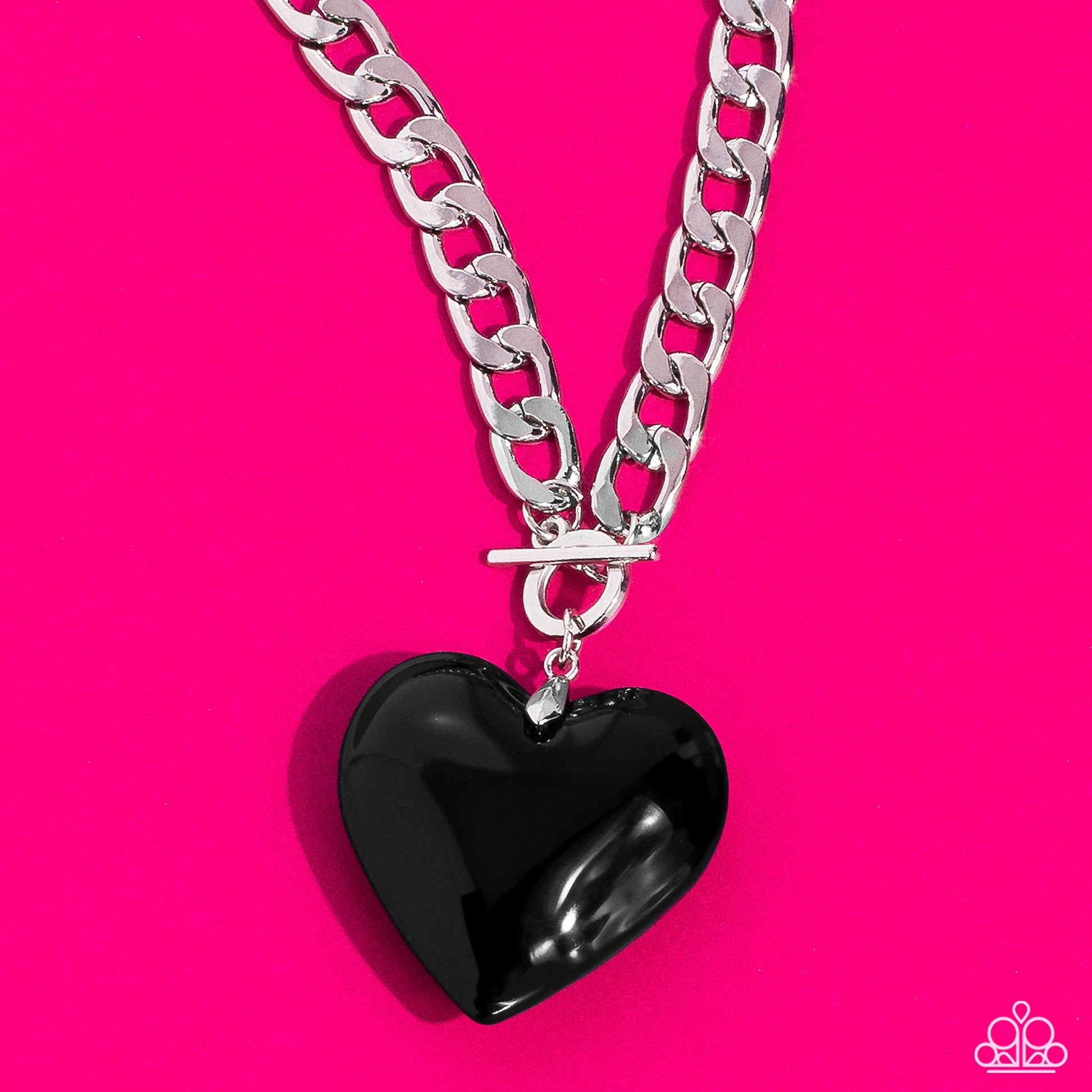 Paparazzi GLASSY-Hero LOP Heart Necklaces