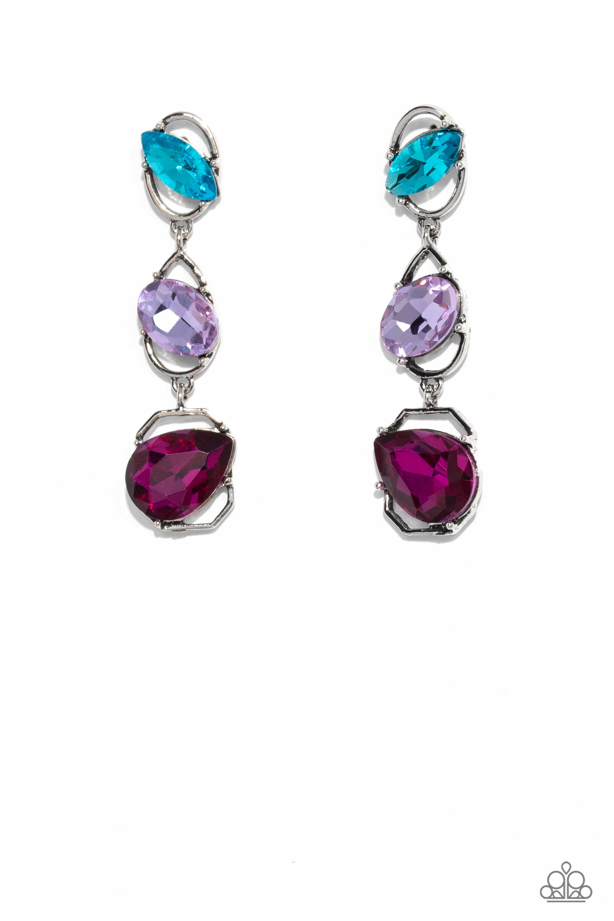 Paparazzi Dimensional Dance Earrings