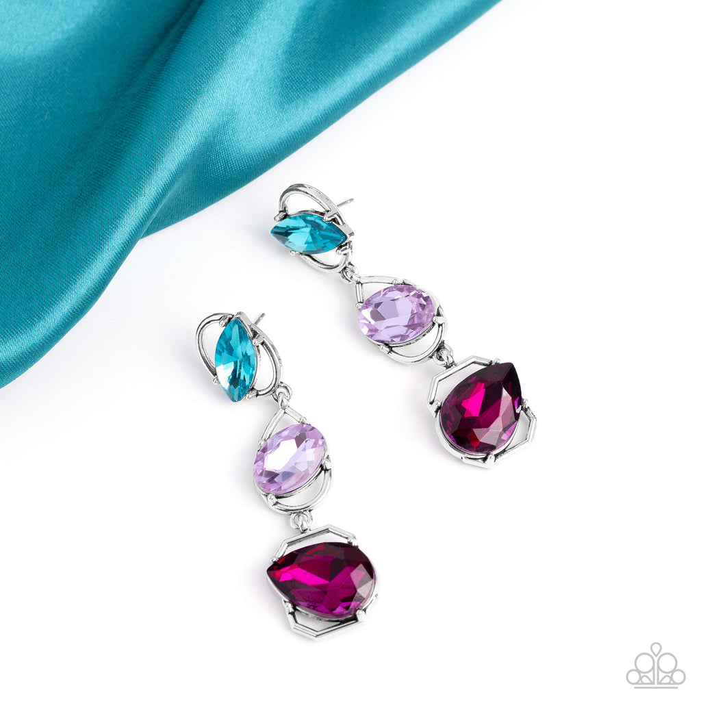 Paparazzi Dimensional Dance Earrings