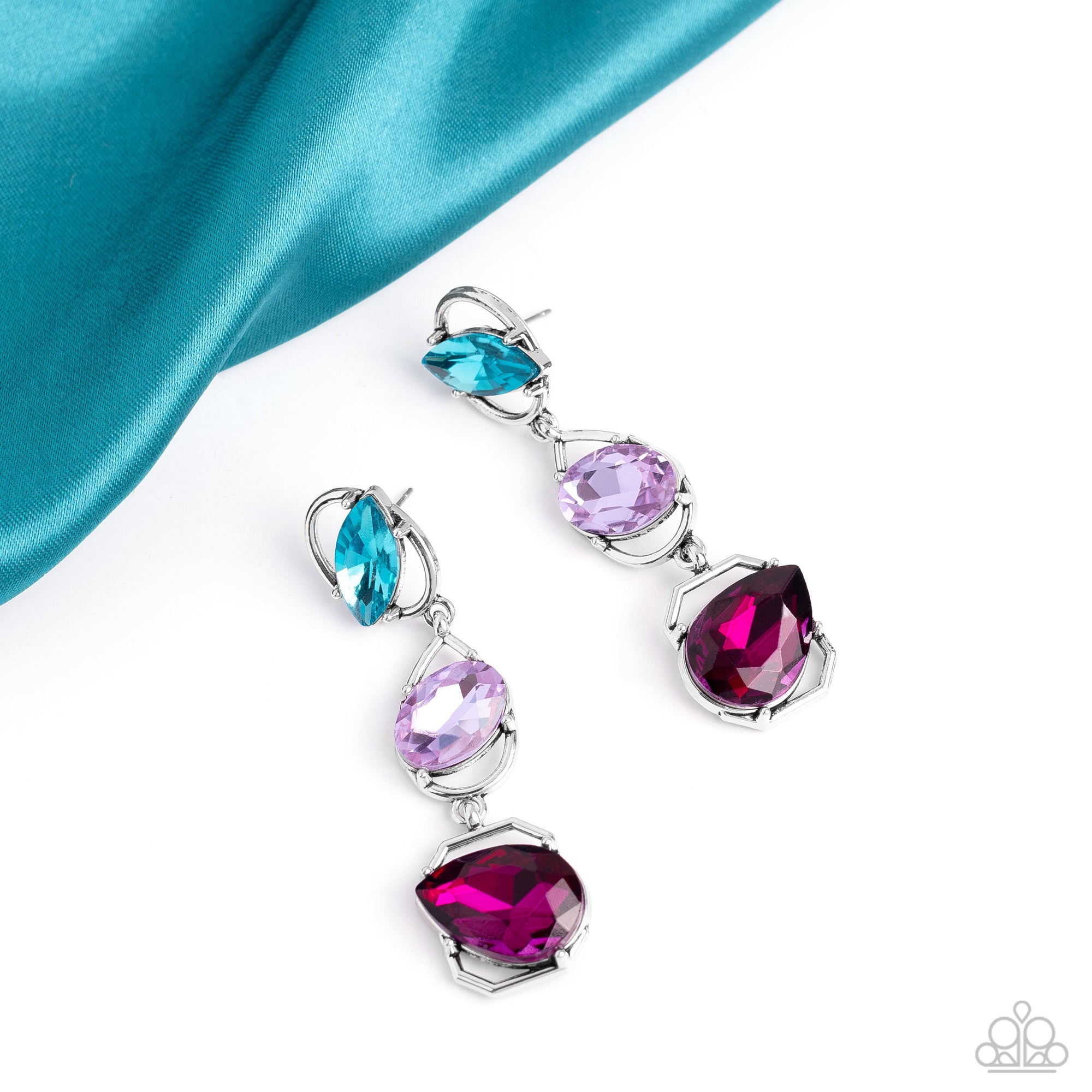 Paparazzi Dimensional Dance Earrings