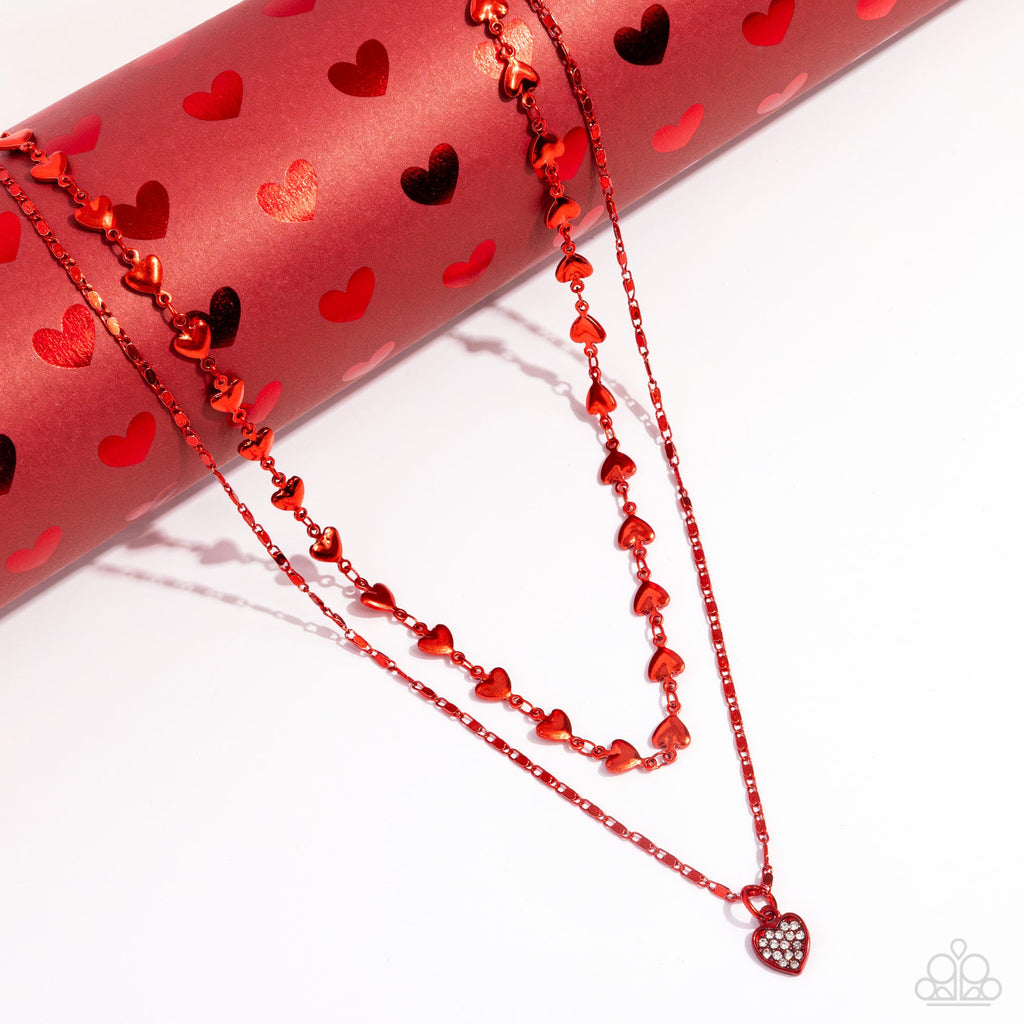 Paparazzi Cupid Combo Heart Necklaces