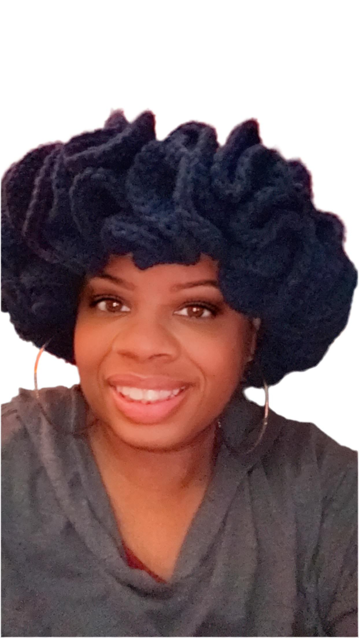 Ruffle Love Crochet Hat – Handmade Cozy Winter Beanie