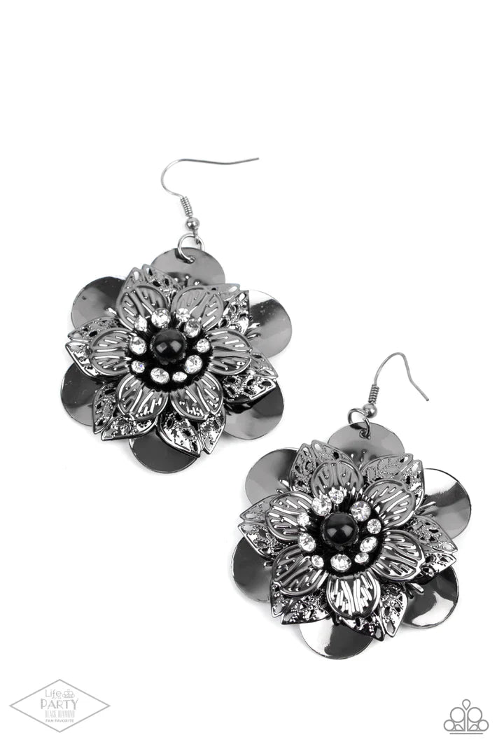 Paparazzi Midnight Garden LOP Earrings Clearance