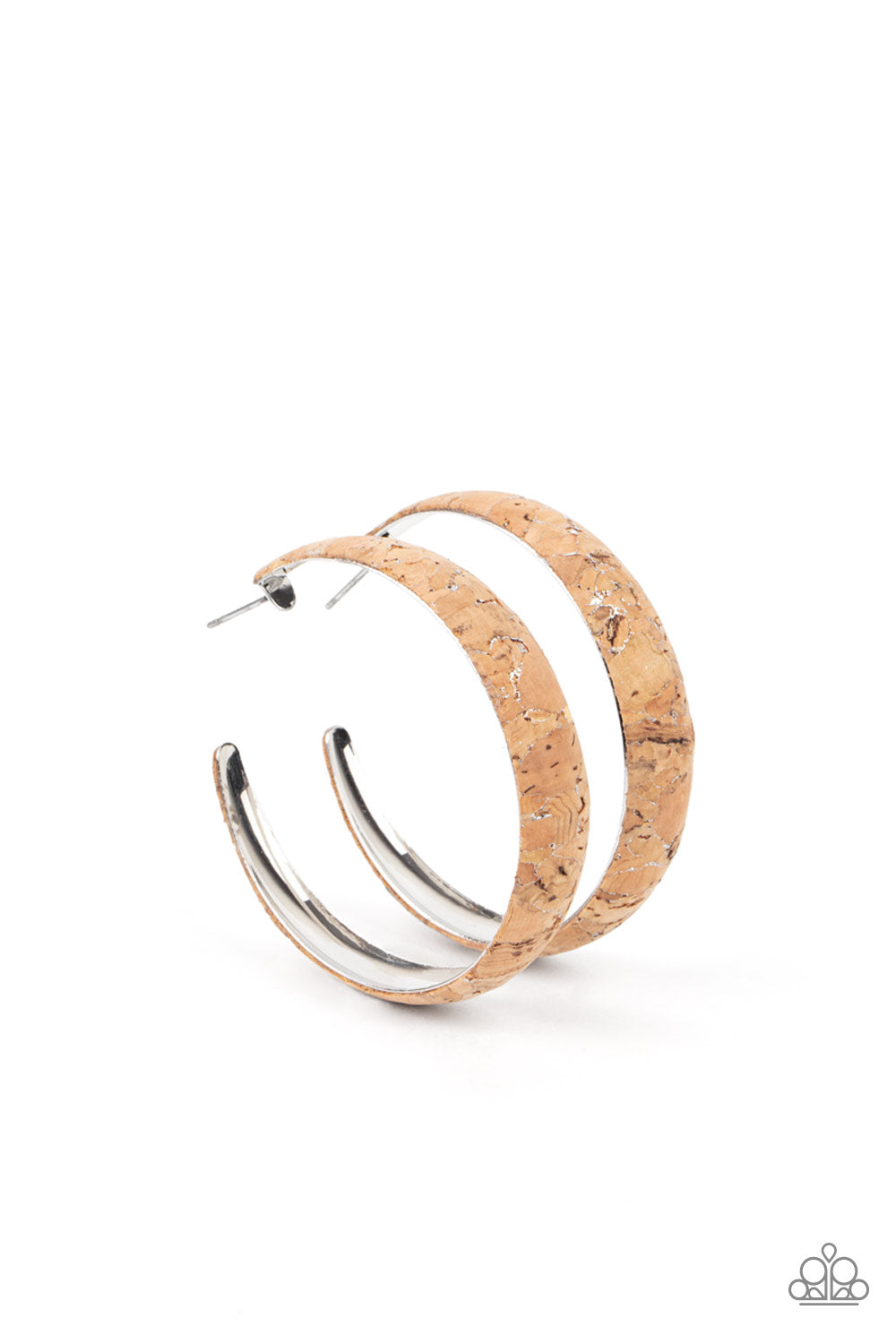 Paparazzi A CORK In The Road Cork Earrings