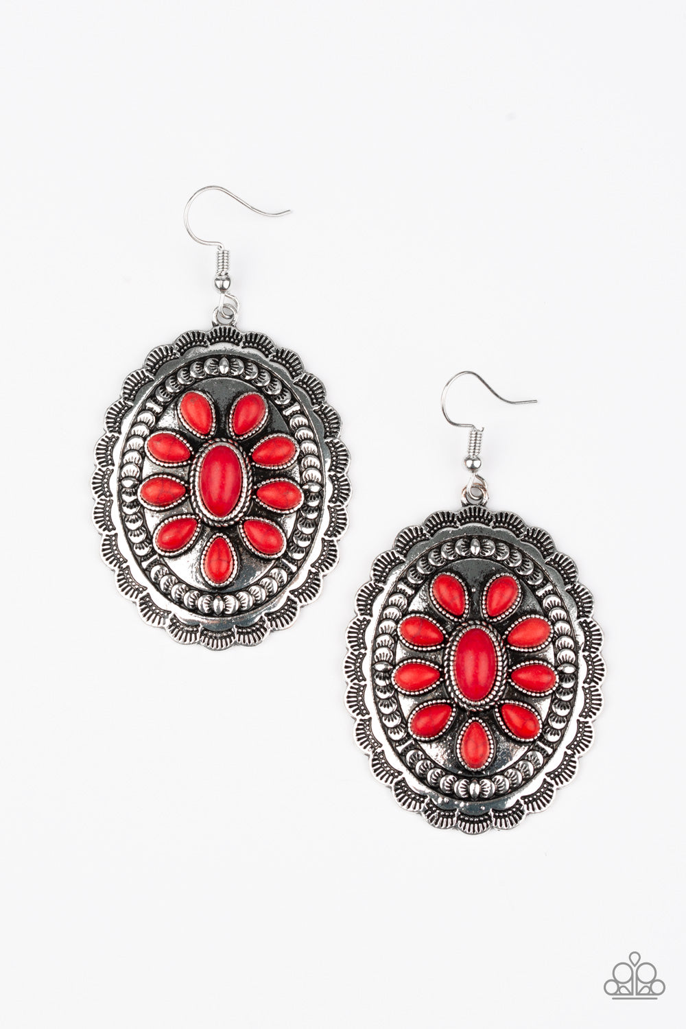 Paparazzi Prairie Poppy Earrings