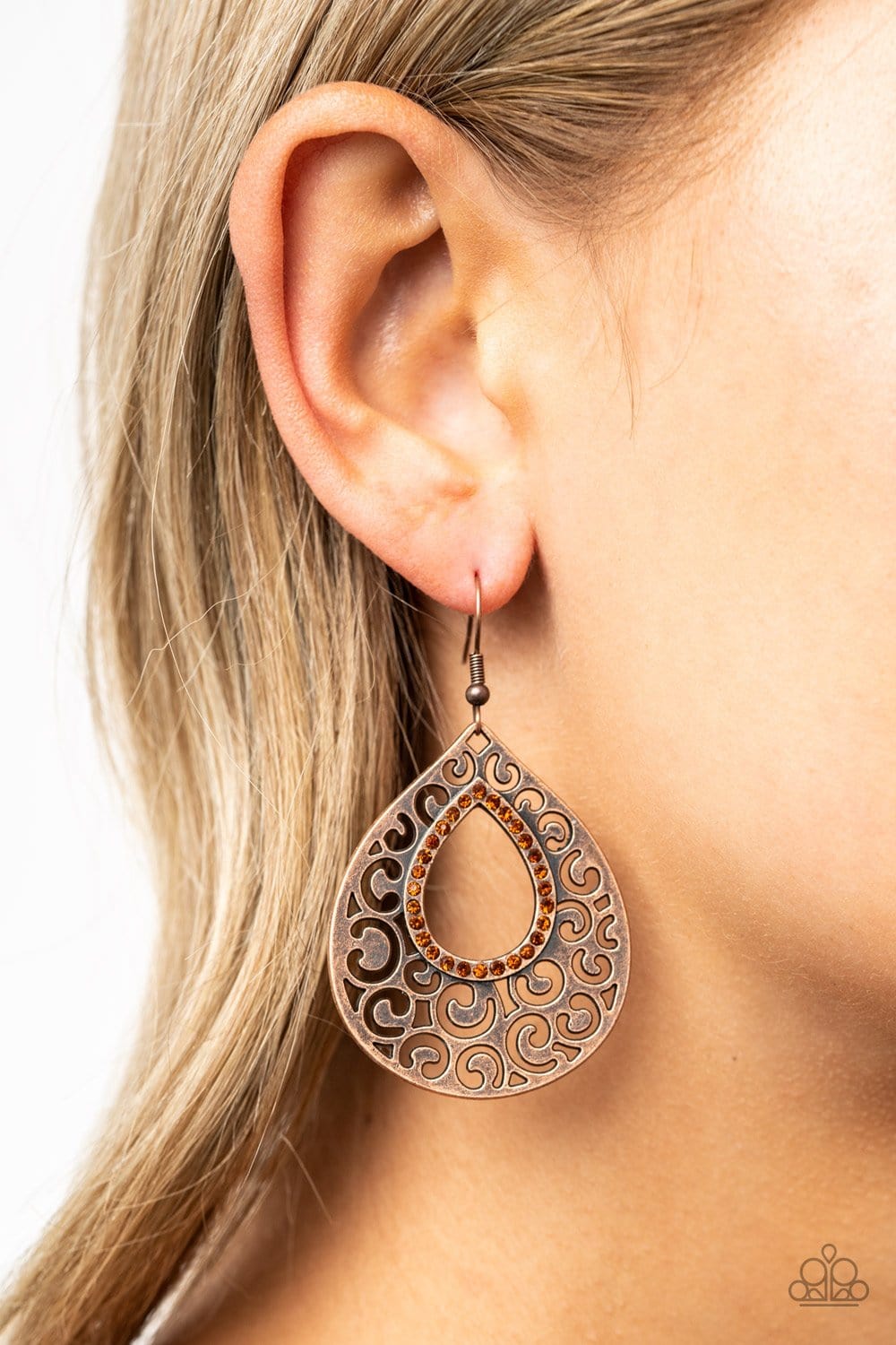 Paparazzi Airy Applique Earrings