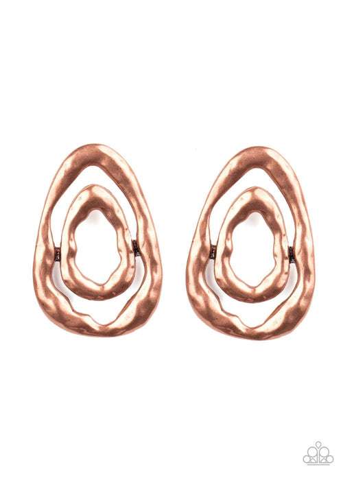 Ancient Ruins Post Earrings #887