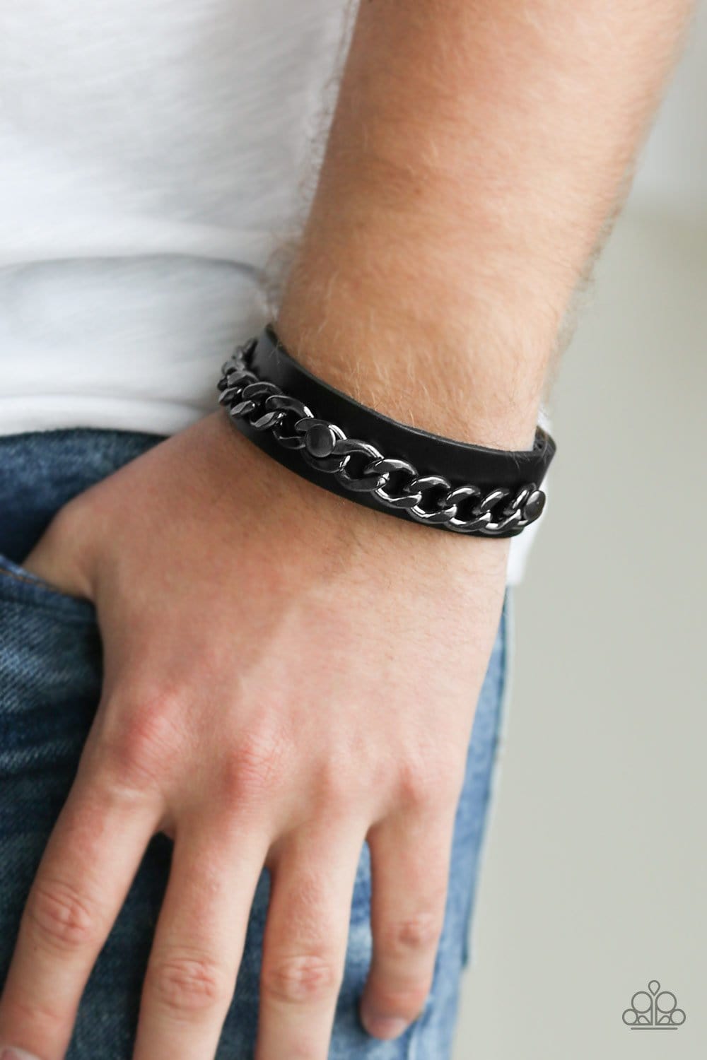 Paparazzi Be The CHAINge Mens Snap Bracelets