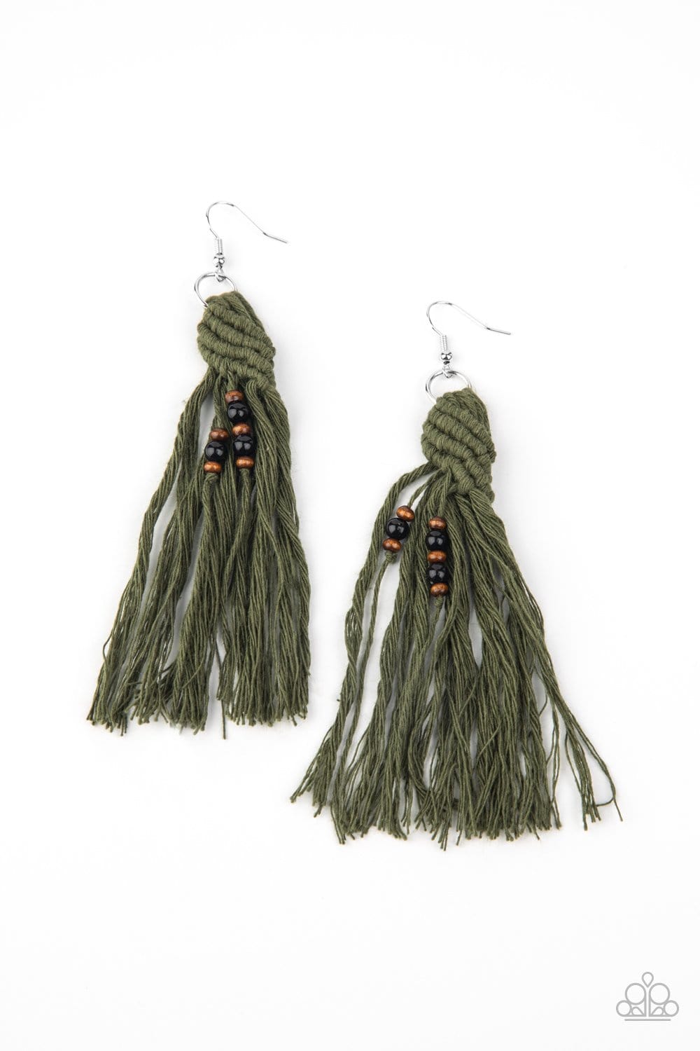 Paparazzi Beach Bash Macrame Earrings