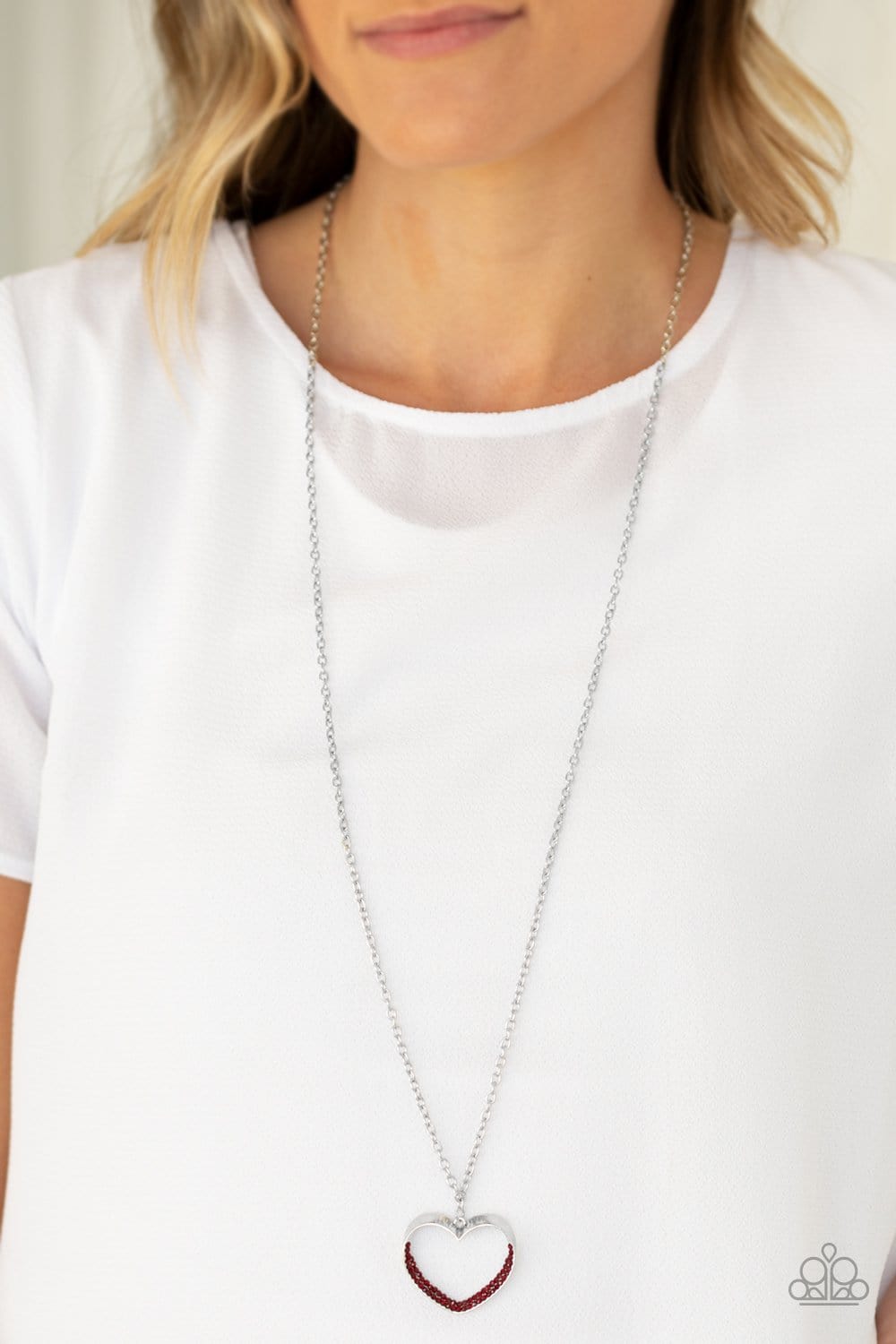 Paparazzi Bighearted Heart Necklaces