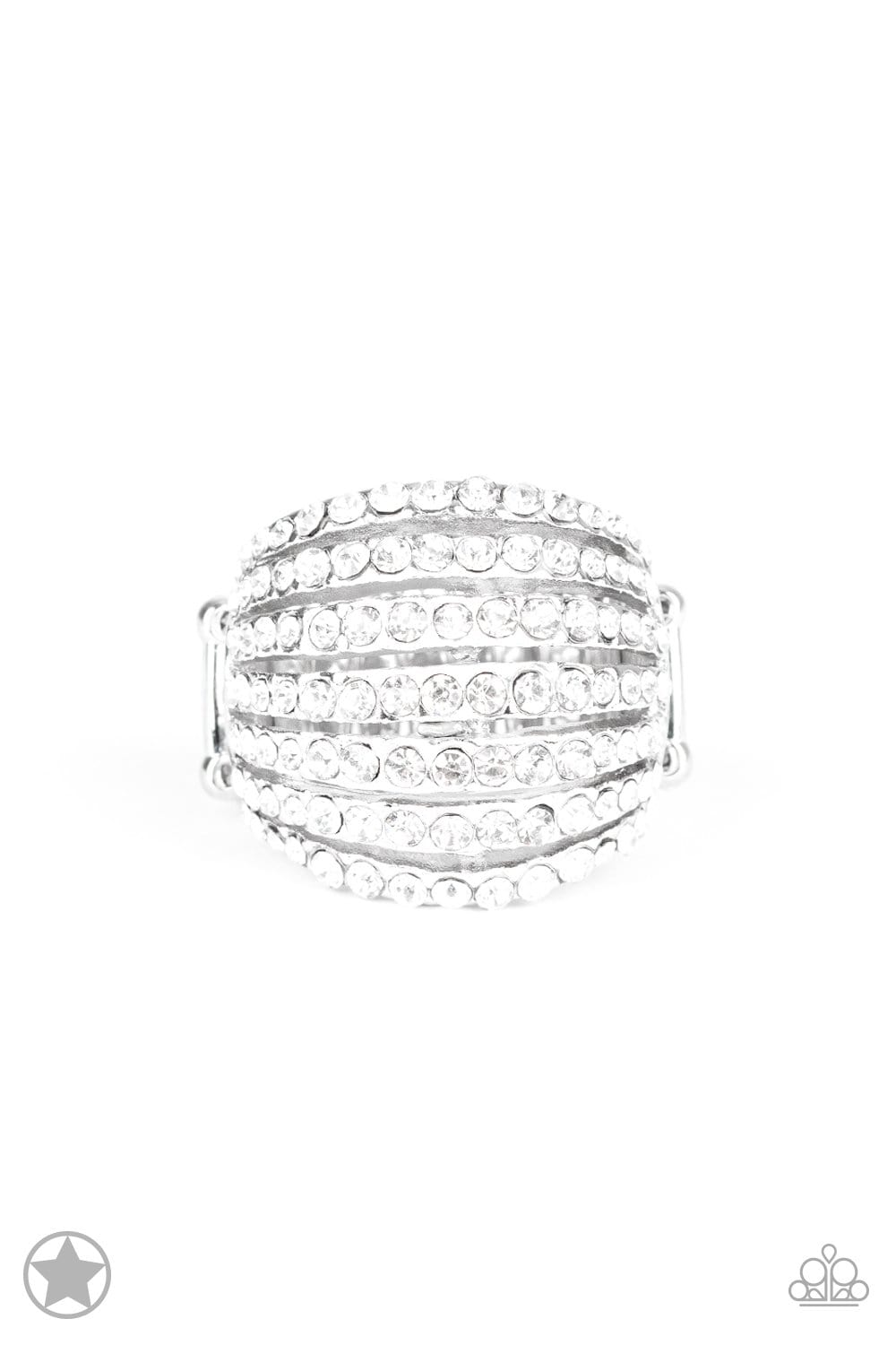 Paparazzi Blinding Brilliance Ring BLOCKBUSTERS
