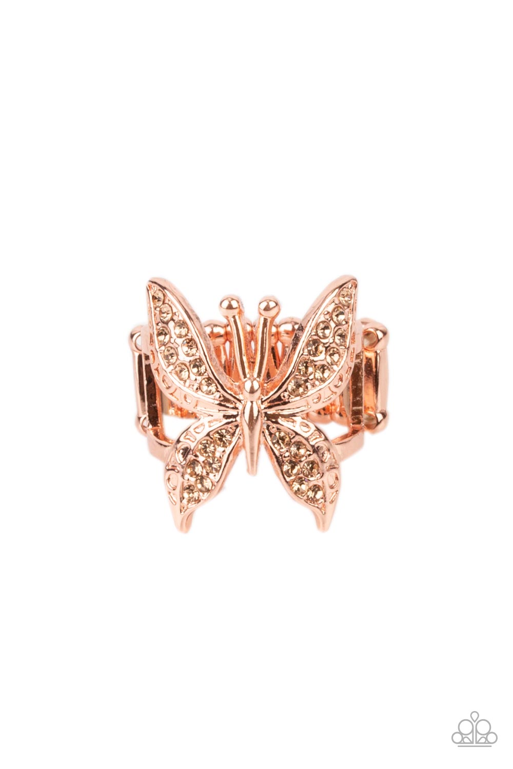 Paparazzi Blinged Out Butterfly Rings