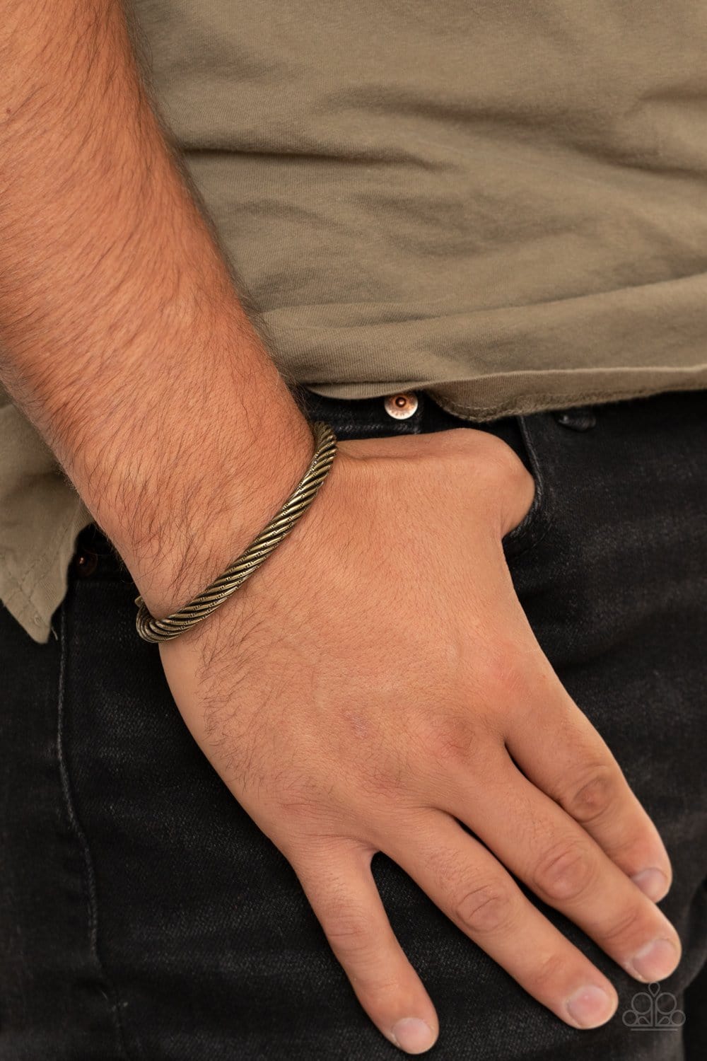 Paparazzi Block It Out Mens Bracelets