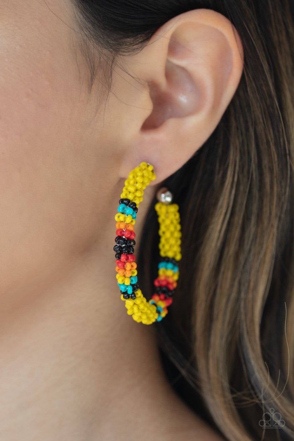 Bodaciously Beaded Seed Bead Hoops