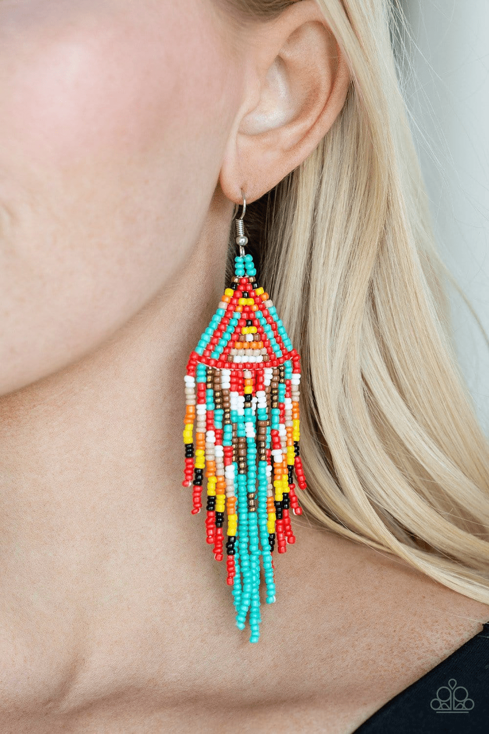 Paparazzi Boho Blast Seed Bead Earrings