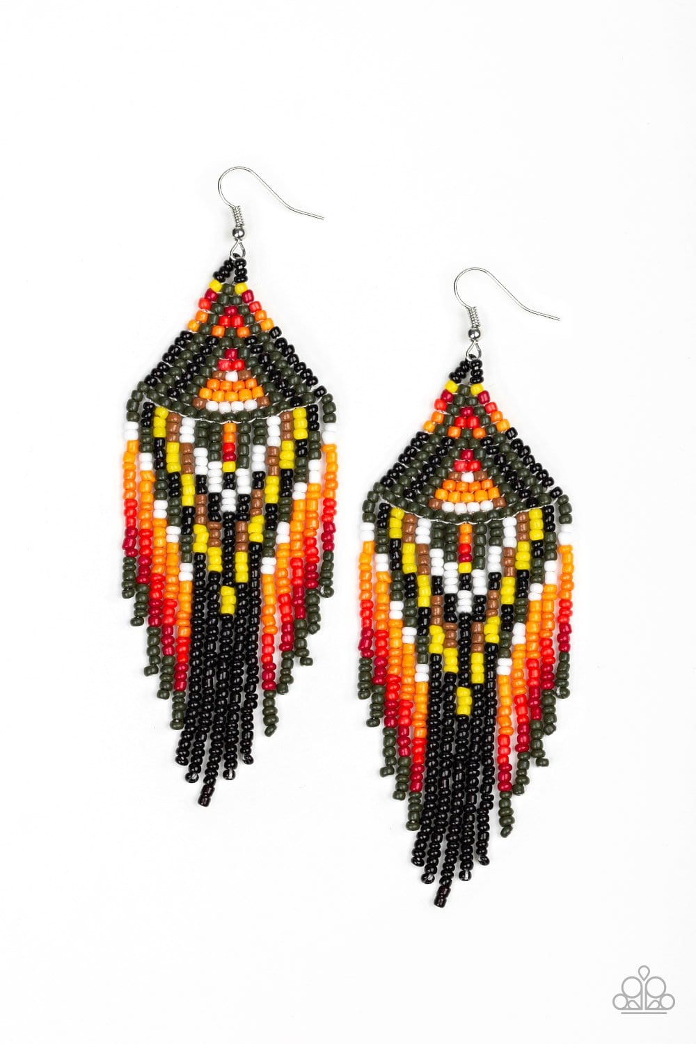 Paparazzi Boho Blast Seed Bead Earrings