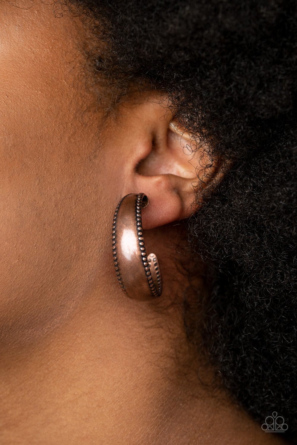 Paparazzi Burnished Benevolence Hoops