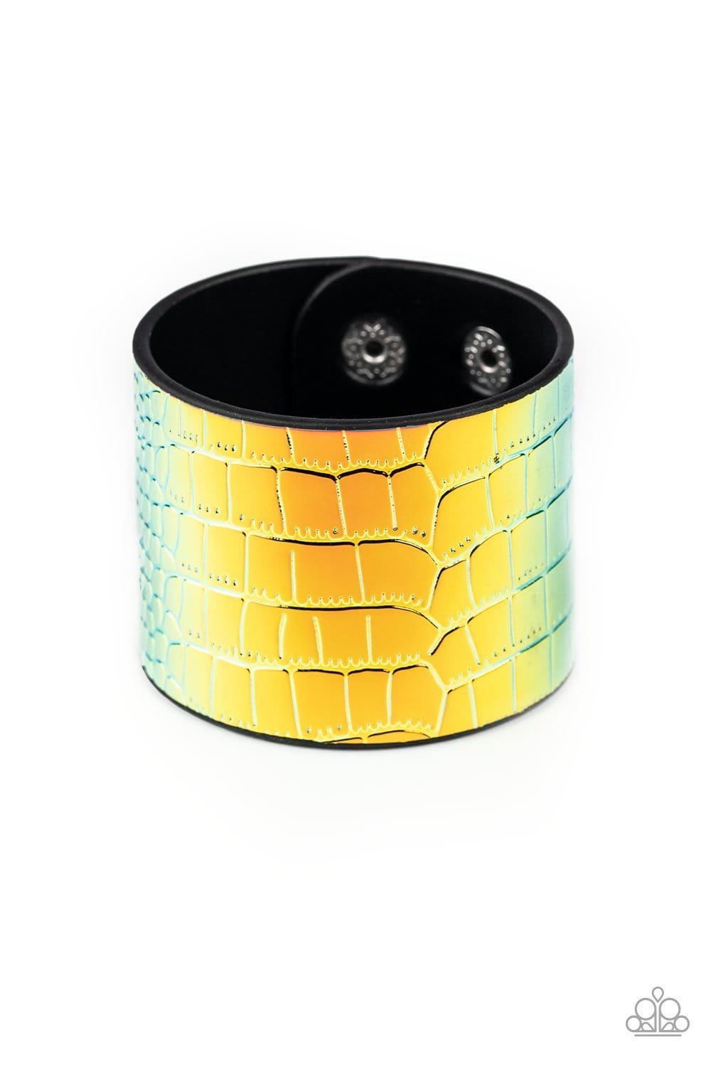Chroma Croc Wrap & Snap Bracelets #318