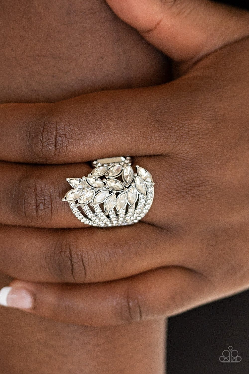 Paparazzi Clear-Cut Cascade LOP Rings