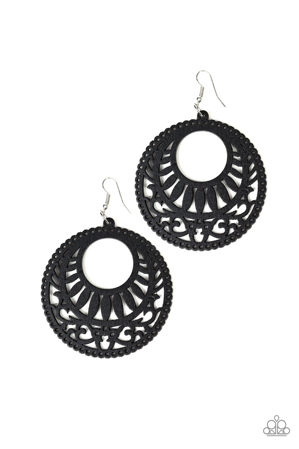Paparazzi Coachella Cabana Wooden Earrings