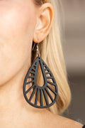 Paparazzi Coachella Chill Wooden Earrings