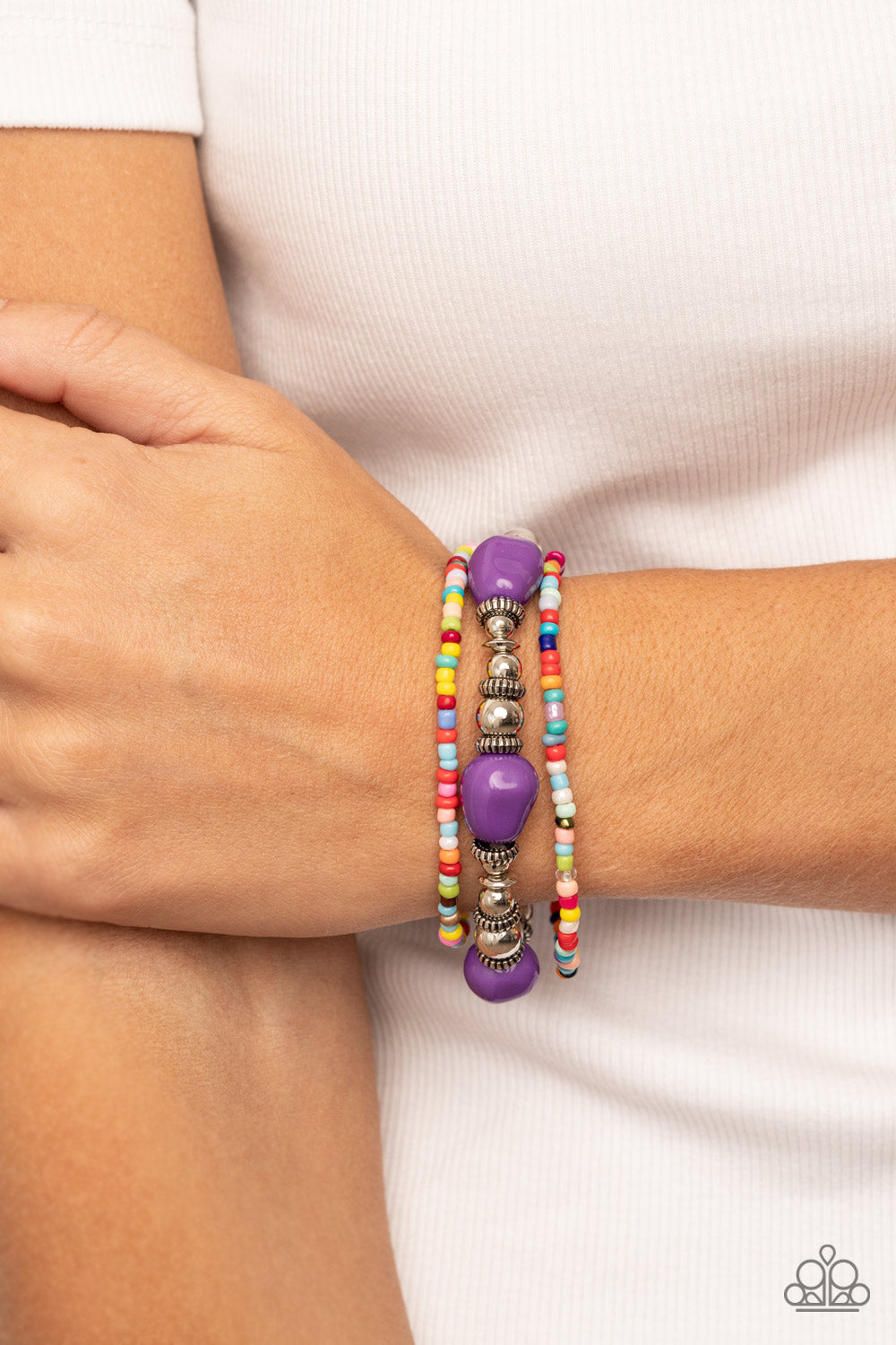 Paparazzi Beaded Bauble Hoops Sets