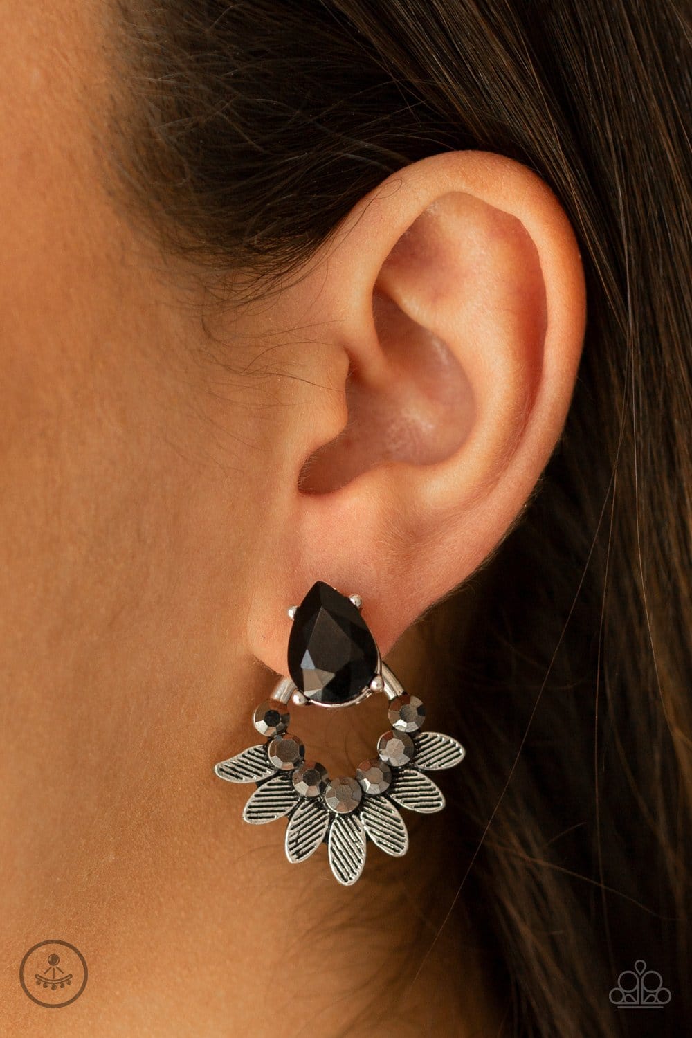 Crystal Canopy Jacket Post Earrings