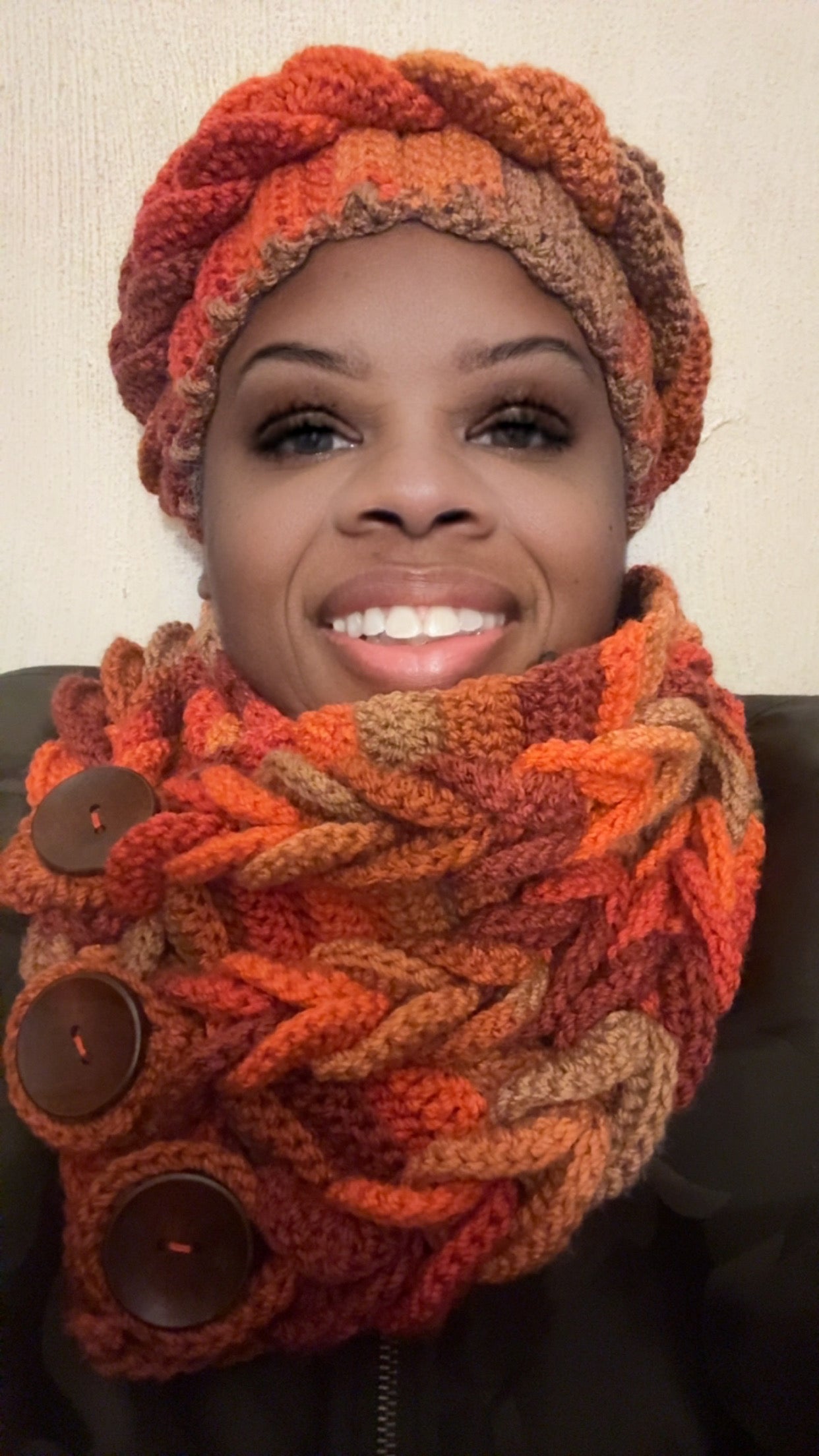 The Braided Cowl and Matching Headband Set