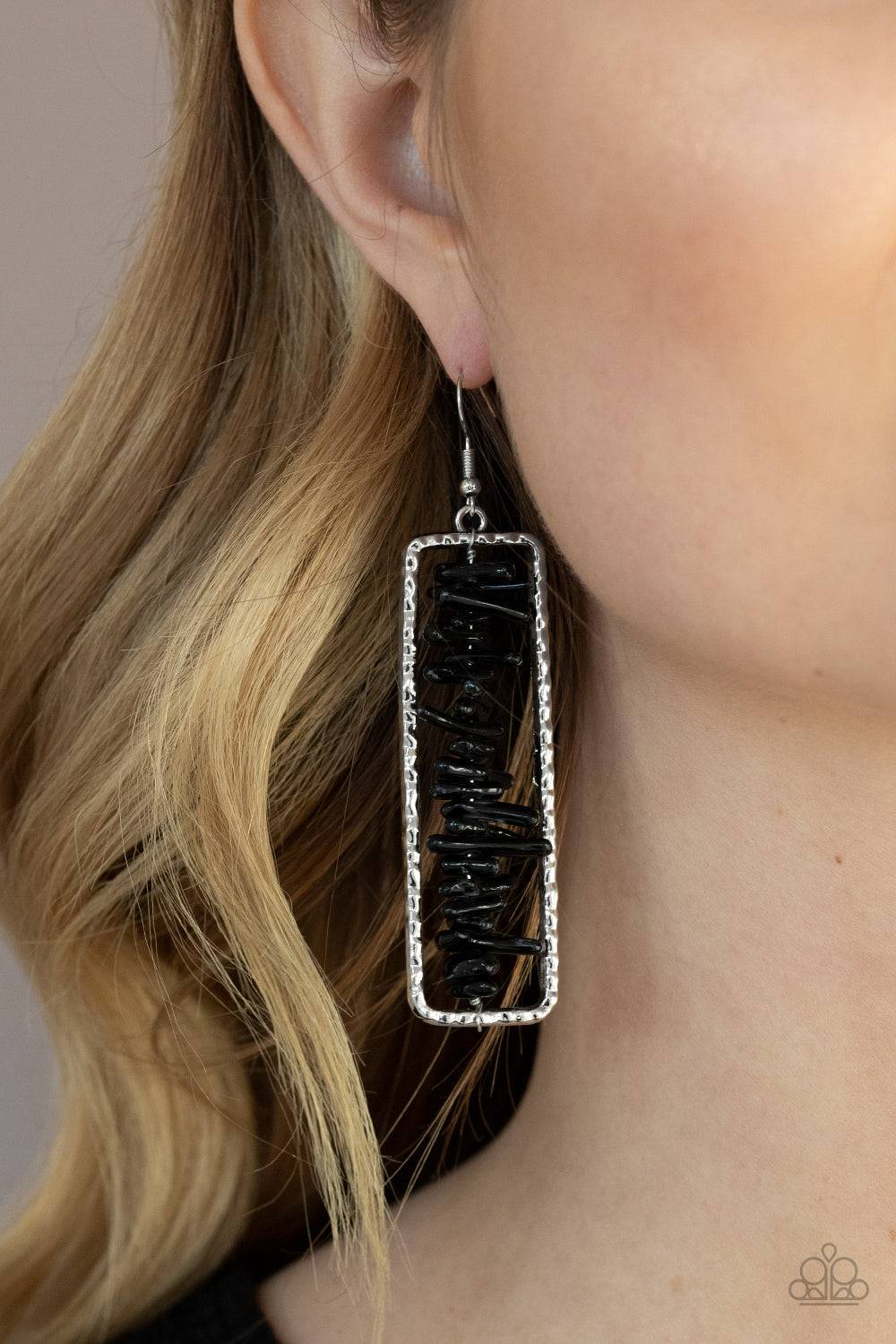 Paparazzi Dont QUARRY, Be Happy Earrings