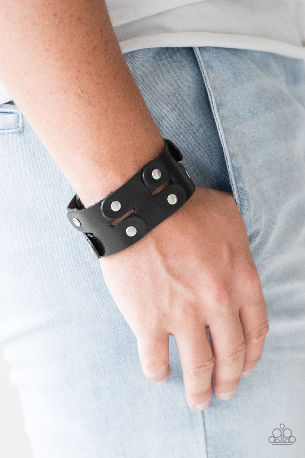 Paparazzi Downright Desperado Mens Snap Bracelets