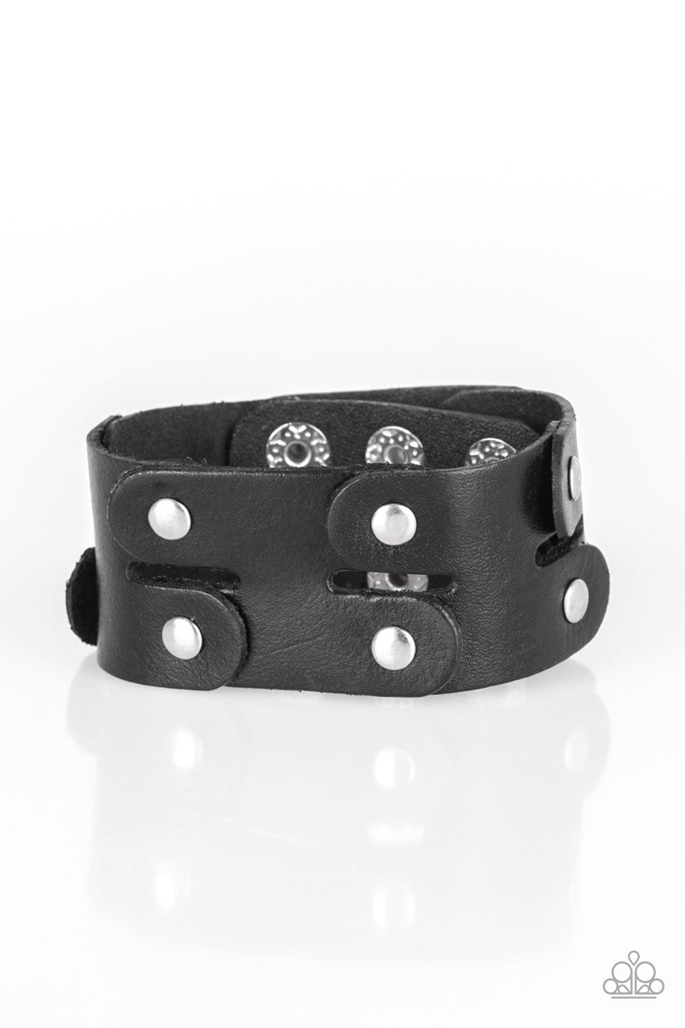 Paparazzi Downright Desperado Mens Snap Bracelets