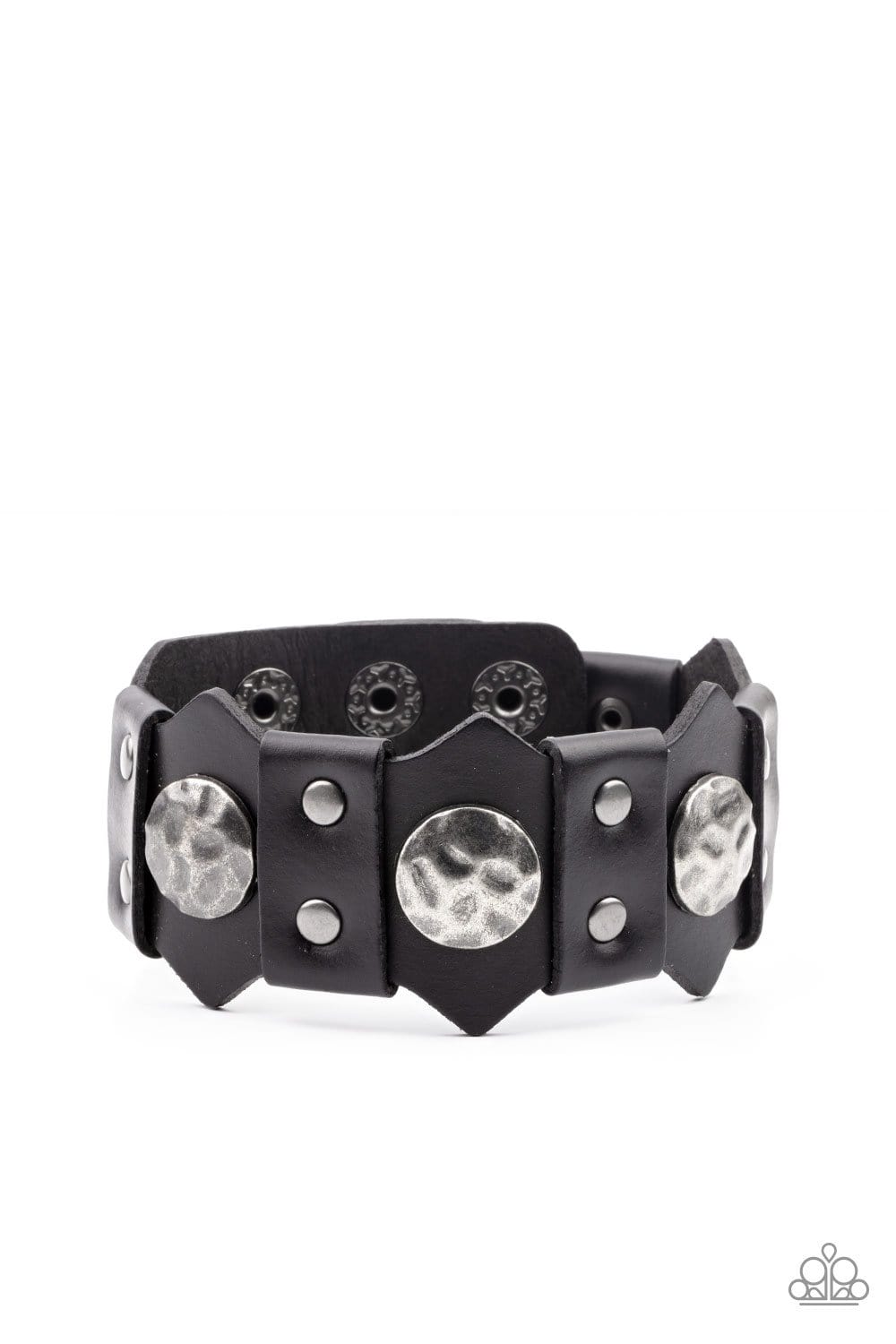 Paparazzi Electrified Edge Mens Snap Bracelet