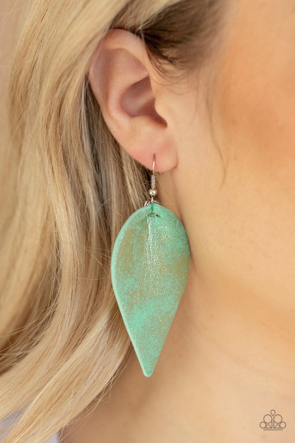 Enchanted Shimmer Leather earrings Earrings
