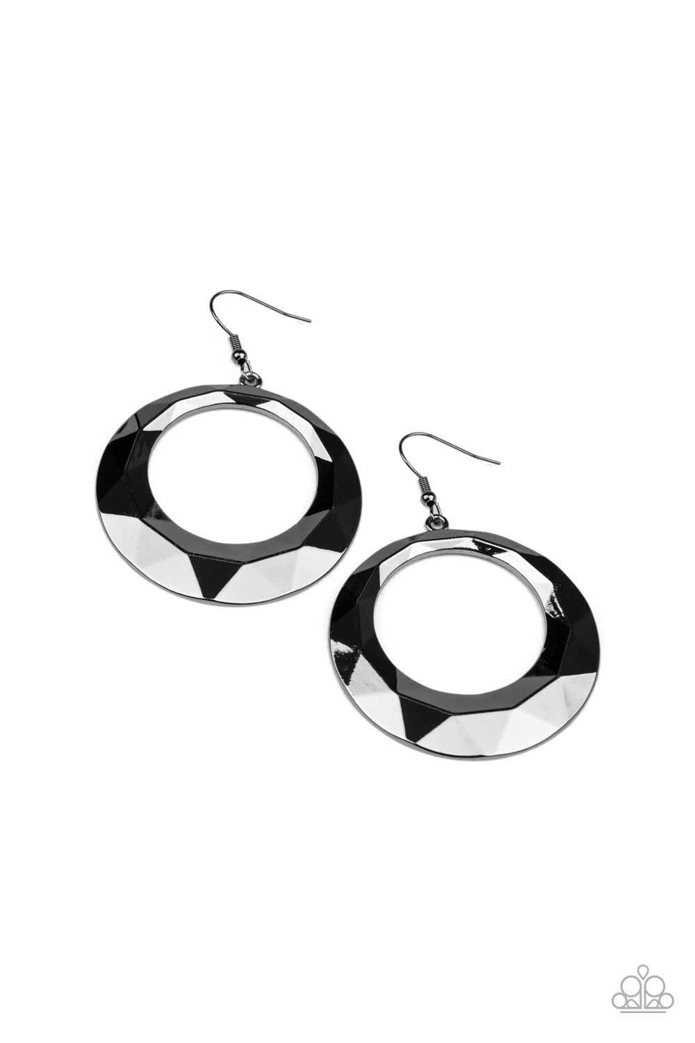 Paparazzi Fiercely Faceted Earrings