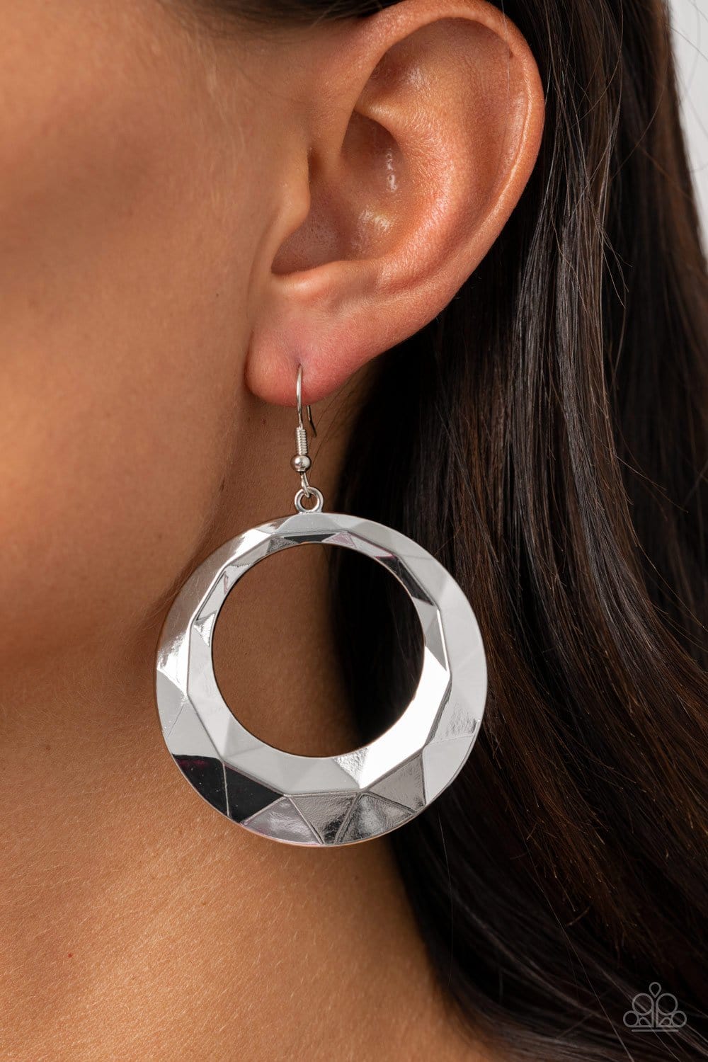 Paparazzi Fiercely Faceted Earrings
