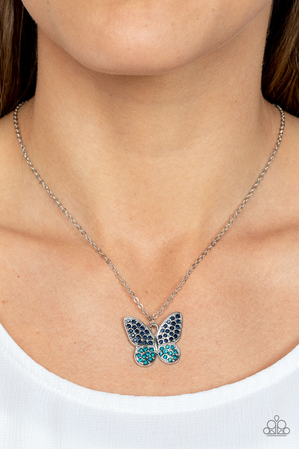 Paparazzi Flutter Forte ButterFly Necklaces